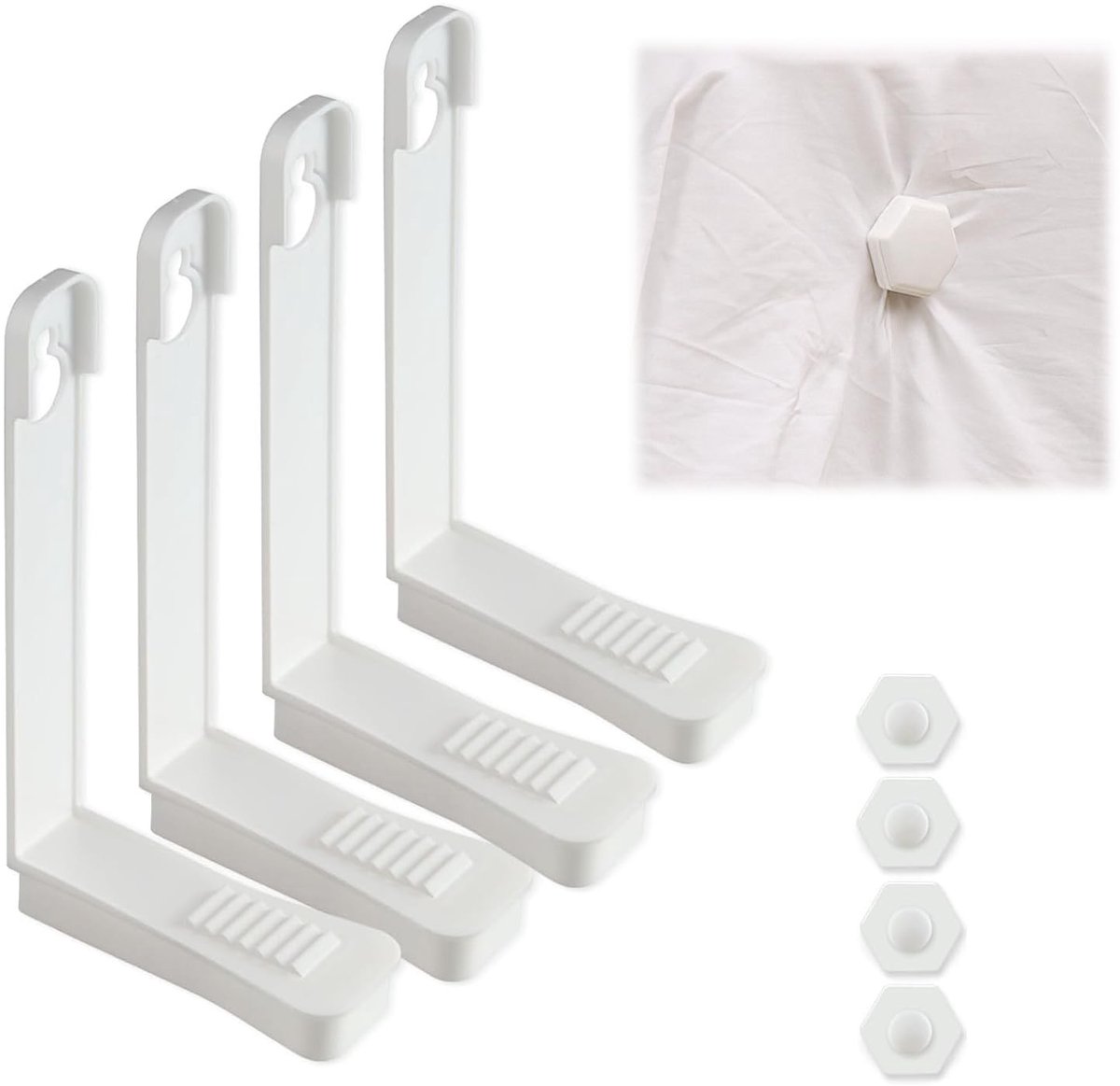Bedclip voor Fitted Sheets - 4 Stuks