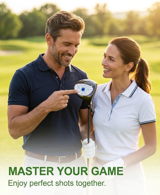 Impact Tape voor Golfclubs - 90 Stuks voor Swing- en Sweet Spot Analyse van IJzers, Drivers en Putters. Verbeter je Slag en Precisie. — afbeelding 2