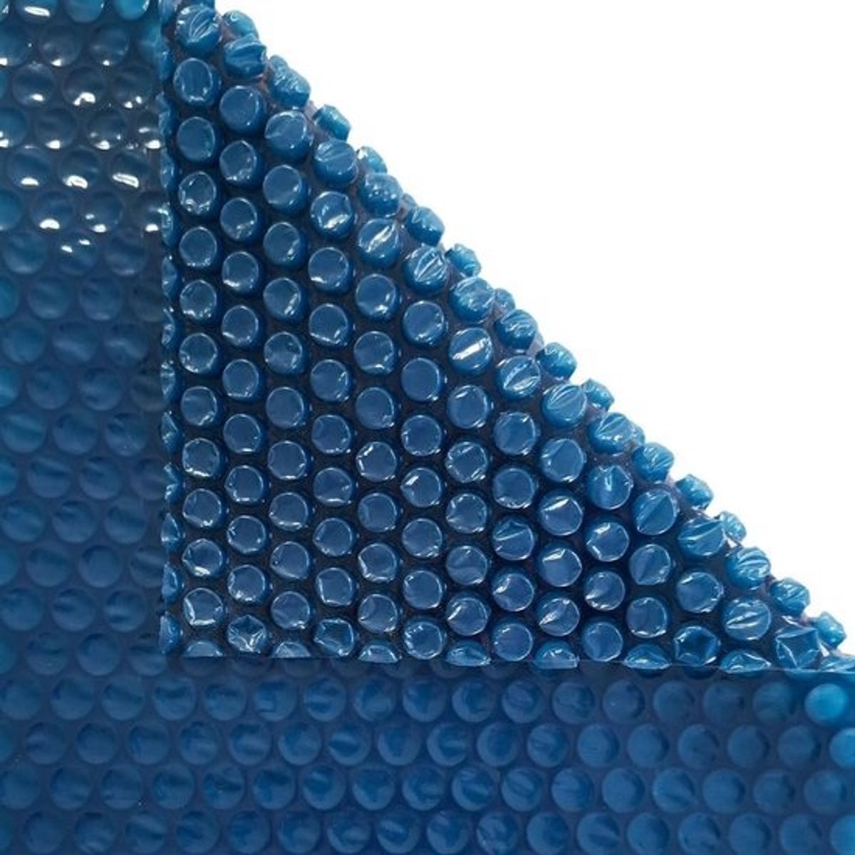 Luchtkussenzeil Zwembad - Zonnedek Zwembad - Zwembad Warm Houden - Gemaakt van Gerecycled Materiaal - 488 x 257 cm - Nachtblauw