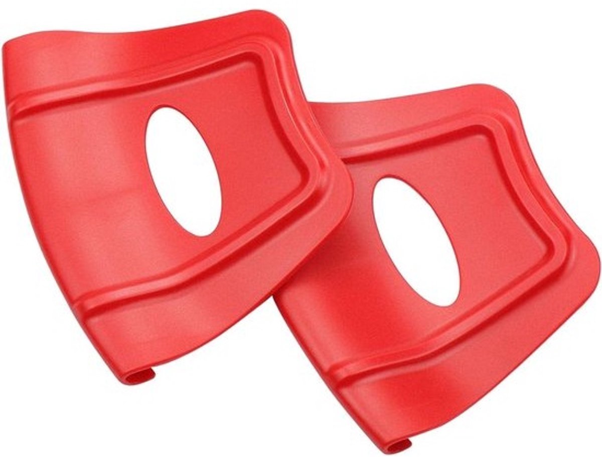 Velg Beschermers - Velgbescherming Motor - Banden Wisselen - Flexibel Nylon Materiaal - 1 Paar - Rood