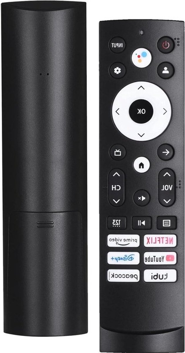 Vervangende afstandsbediening compatibel met Hisense Google 4K UHD-serie Smart TV 65U8H 75U8H 50U6H 55U6H 65U6H 75U6H 43A6H 50A6H 55A6H 55U6K 65U7K 55U8K
