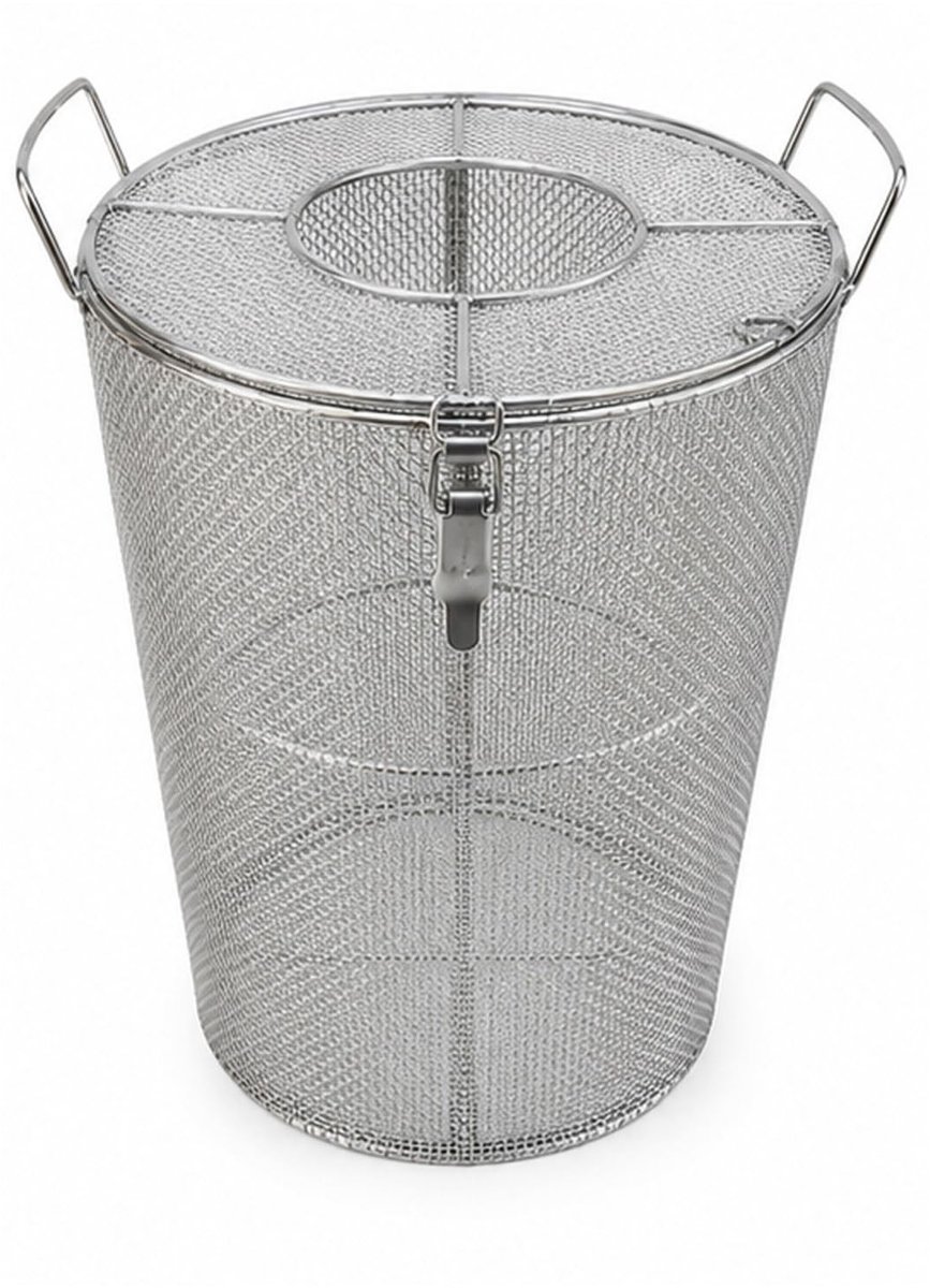 Roestvrijstalen Waterpomp Beschermhoes - 3 mm Gaas met Middenopening 25x90 cm