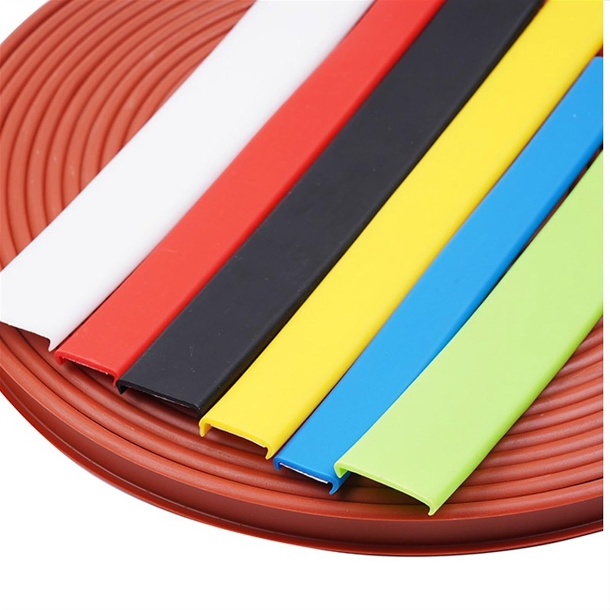 Flexibele Zelfklevende Veneer Randafwerking - Rood - 4m