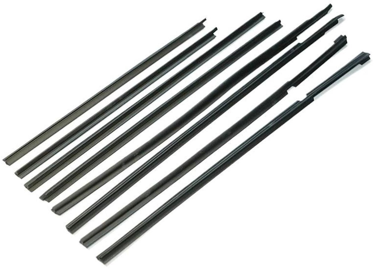 Autodeurafdichting voor Nissan Patrol Y60 Safari - 8-pack Zwart Rubber