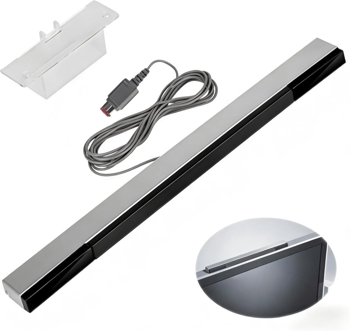 Nauwkeurige Led-sensorstrips voor game-setup, eenvoudig te installeren, zwart, vervangende signaalontvanger, 1 stuk, perfect voor gamers