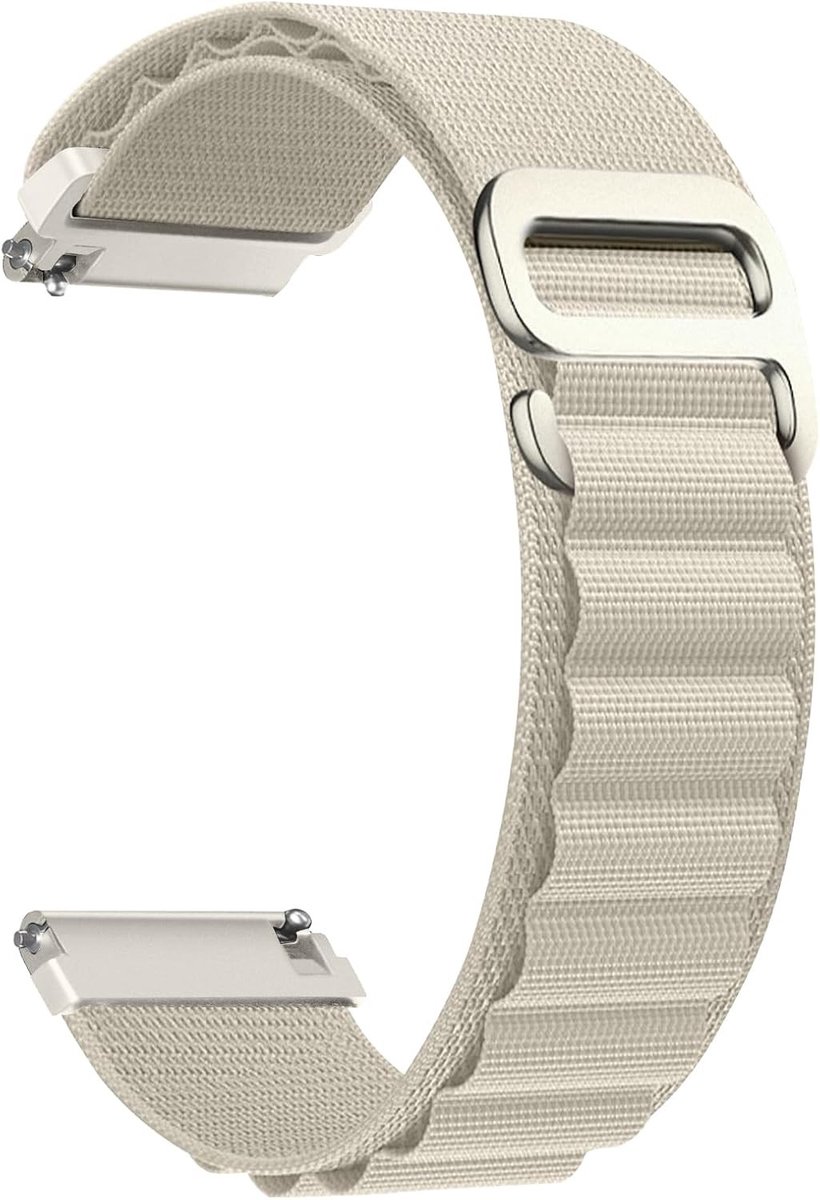 Verstelbare Nylon Sportband voor Horloge met RVS Gesp - Vervangende Strap voor 20 mm en 22 mm Modellen voor Mannen en Vrouwen