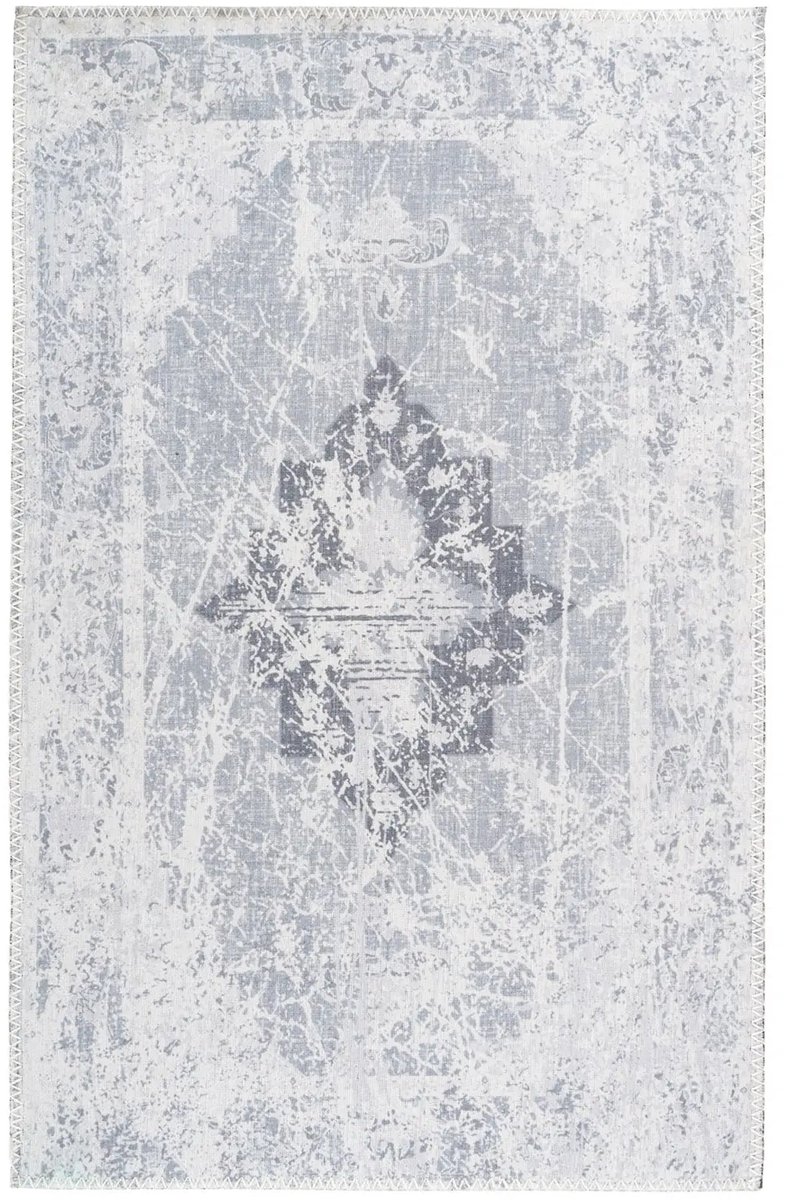 Dutch XXL Design Vloerkleed | Tapijt | Prayer | Ornamenteel | Grijs | 120x180 cm