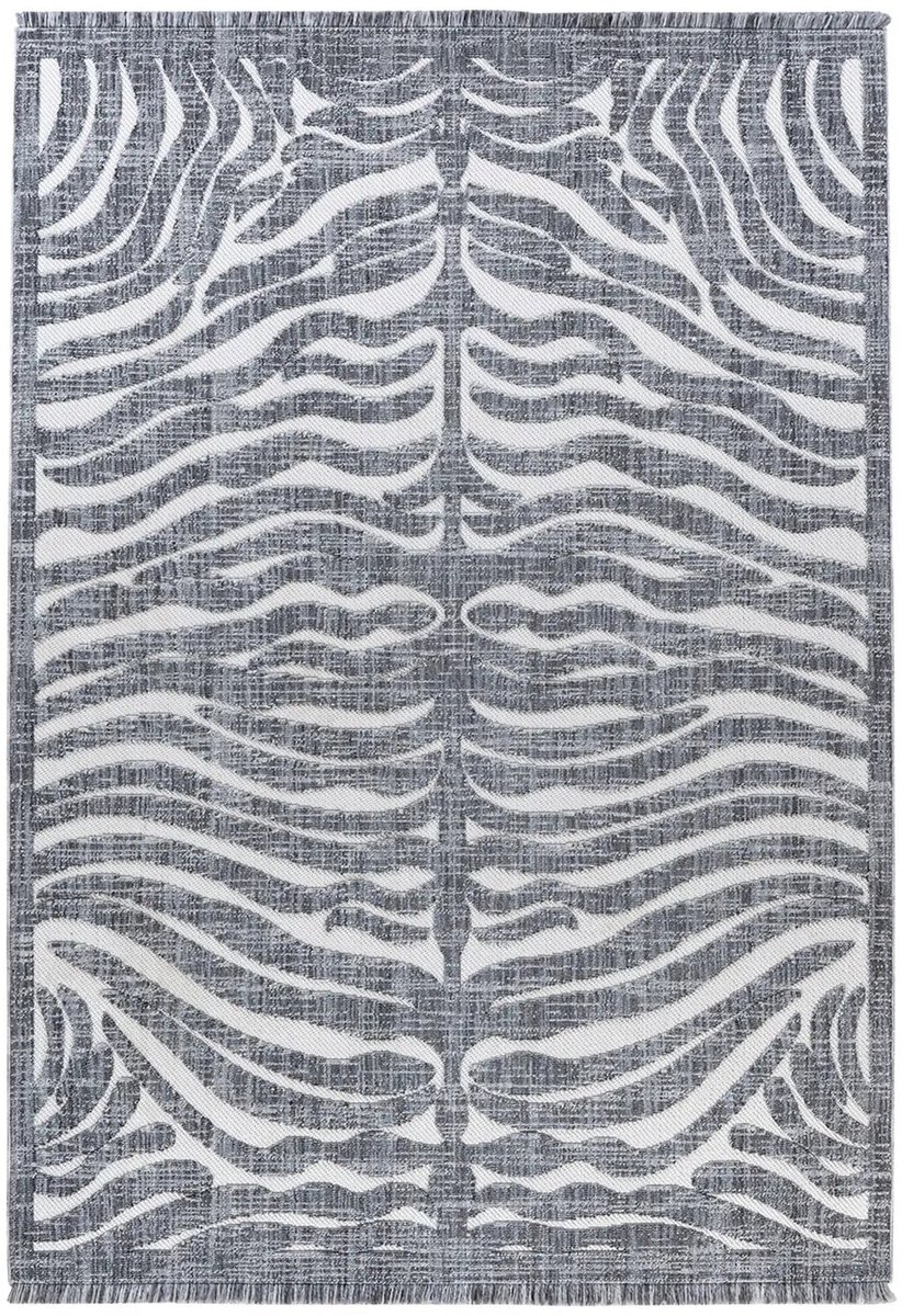 Dutch XXL Laagpolig Vloerkleed | Tapijt | Sarai | Dierenprint | Grijs | 120x170 cm