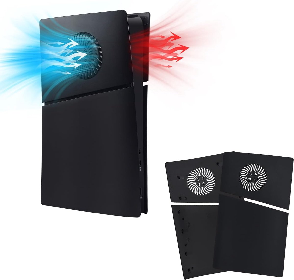 Zijpanelen Faceplate ABS - Geschikt voor PS5 Slim Digital Edition