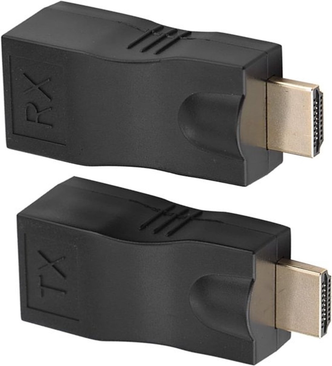Signaal Versterker - Signaal Repeater - Beeld Kwaliteit - Plug en Play - 30 Meter - Zwart