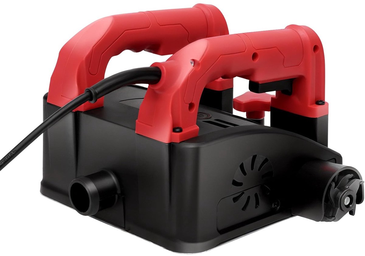 Elektrische wandschaaf 1200 W - Met stofafzuiging en comfortabele handgreep