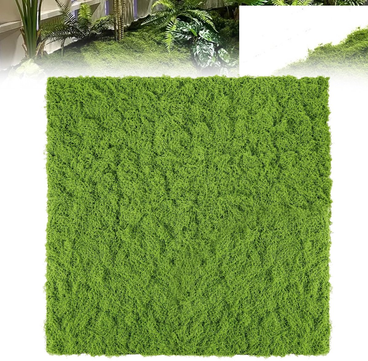 Kunstschuim mat 1 x 1 m - Lichtgroen voor decoratie
