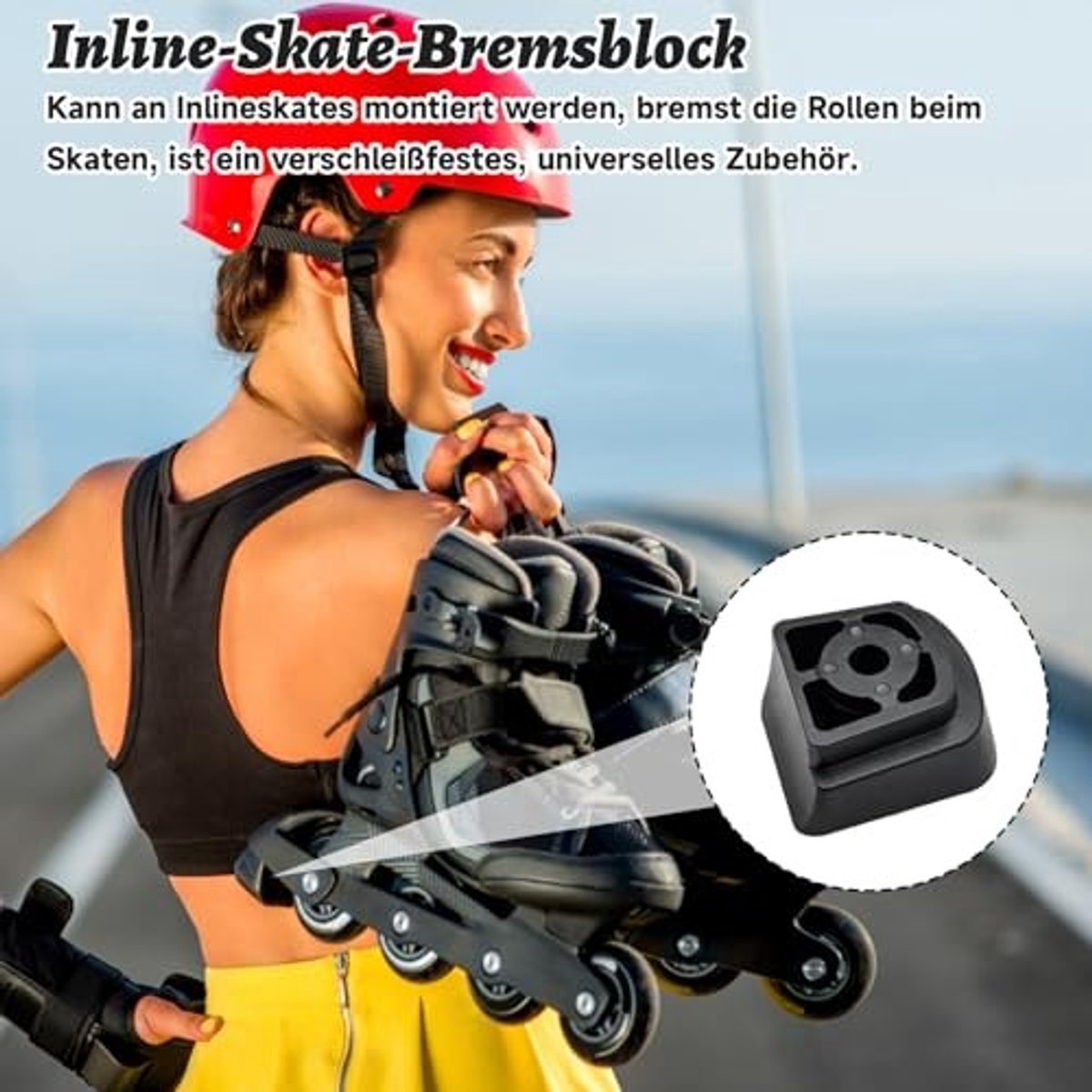 Remblokken voor inline skates - Set van 4
