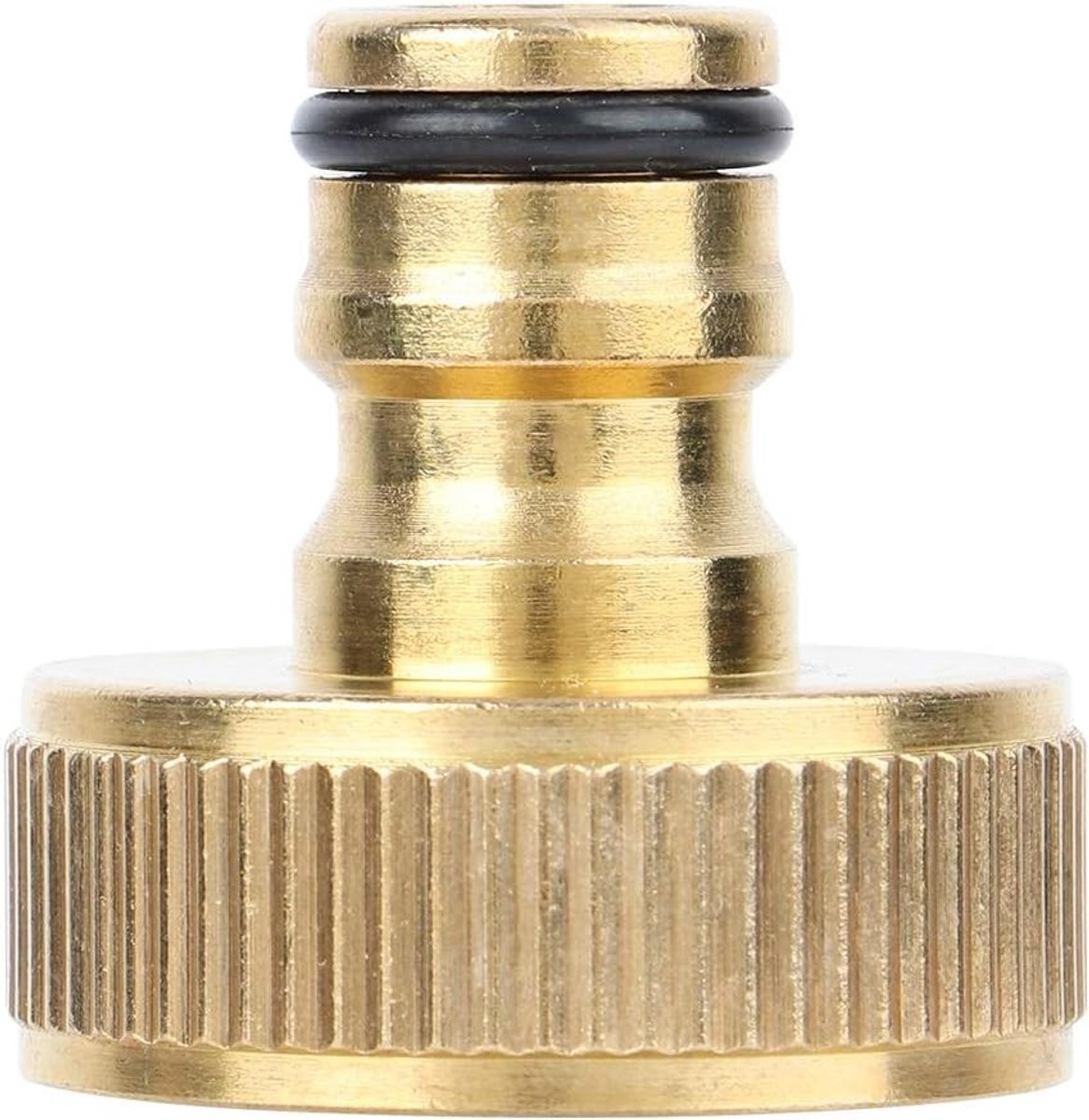 Snelkoppeling voor Tuinslang van Messing met Vrouwelijke Draadadapter voor 1 Inch Slangen en Fittingen