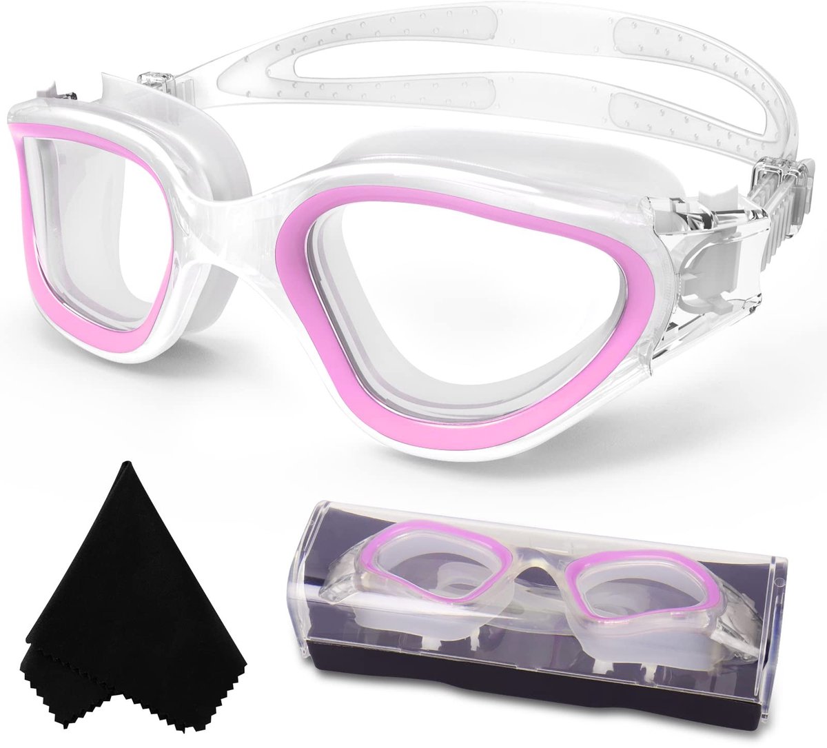 Gepolariseerde Zwemgoggles - Anti-fog, UV-bescherming, Verstelbaar voor Volwassenen