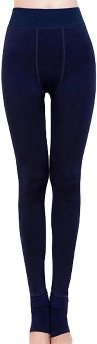 Dikke thermoleggings voor dames met hoge taille, elastische pasvorm en warme voering voor de winter