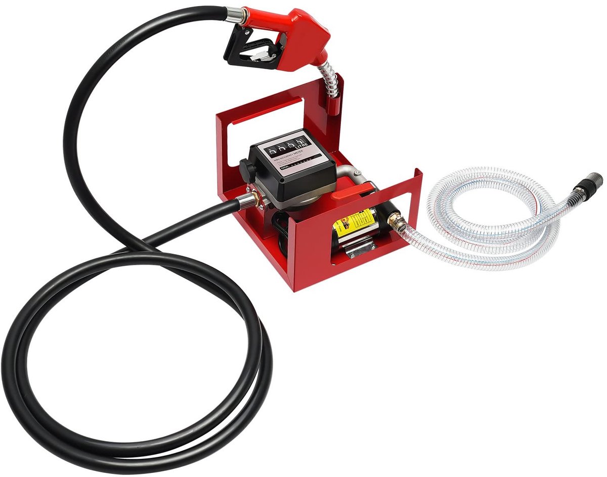 Dieselpomp 230V/200W - Zelfaanzuigende Oliepomp met 50 l/min Capaciteit