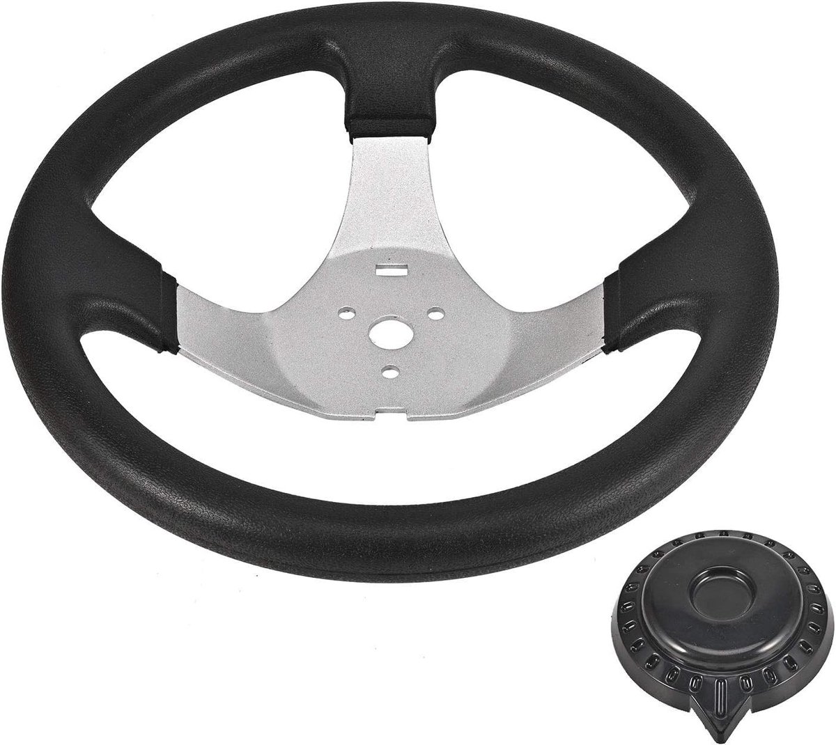 Stuurwiel 300mm - Geschikt voor Go-Kart en Dune Buggy - Zwart