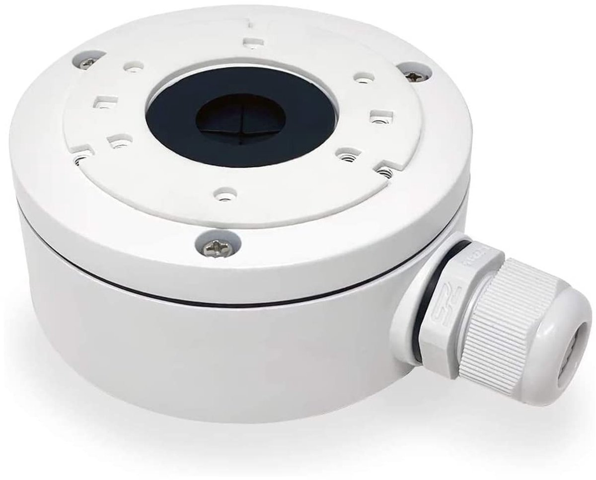 Junction Box voor Hikvision IP Bullet Camera - Diepe Achterkant - Wit