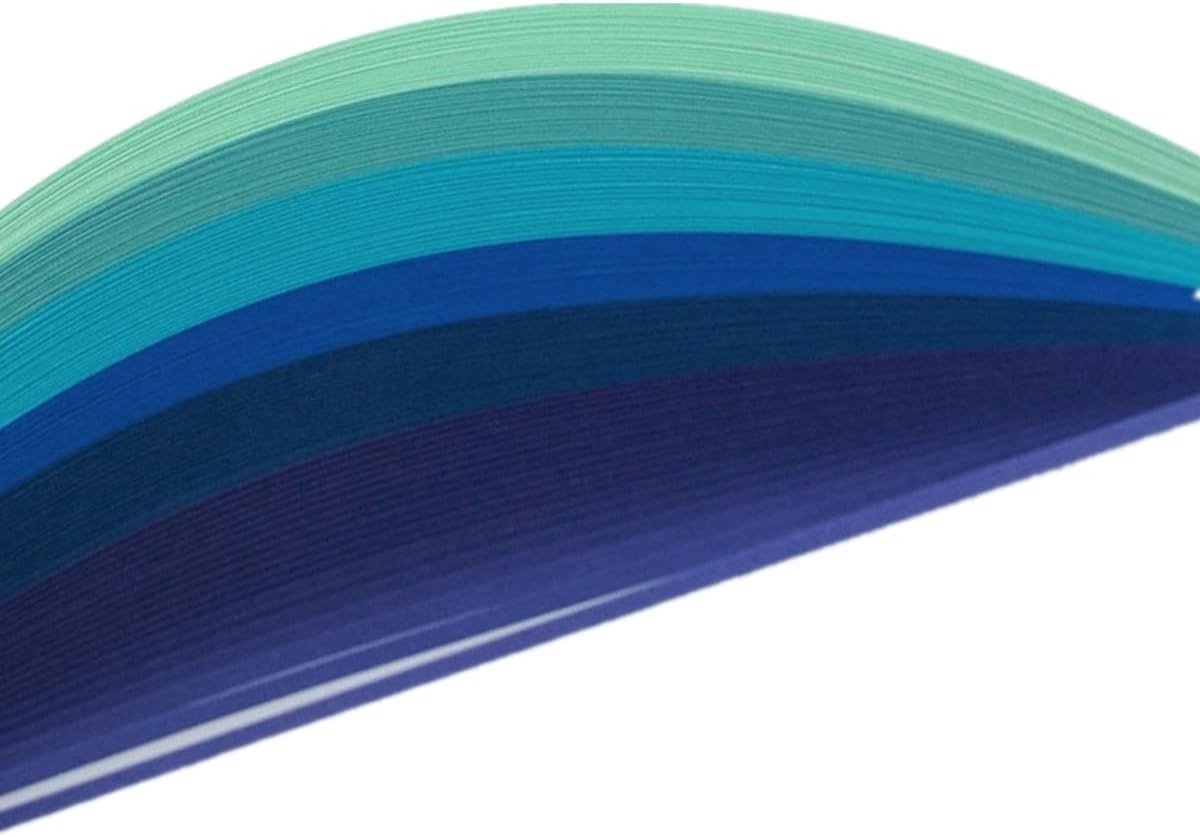 Quilling Paper Gradient Strips 3mm voor Creatieve Filigrana Knutselen - 120 Stuks in Regenboogkleuren, 21" Lang