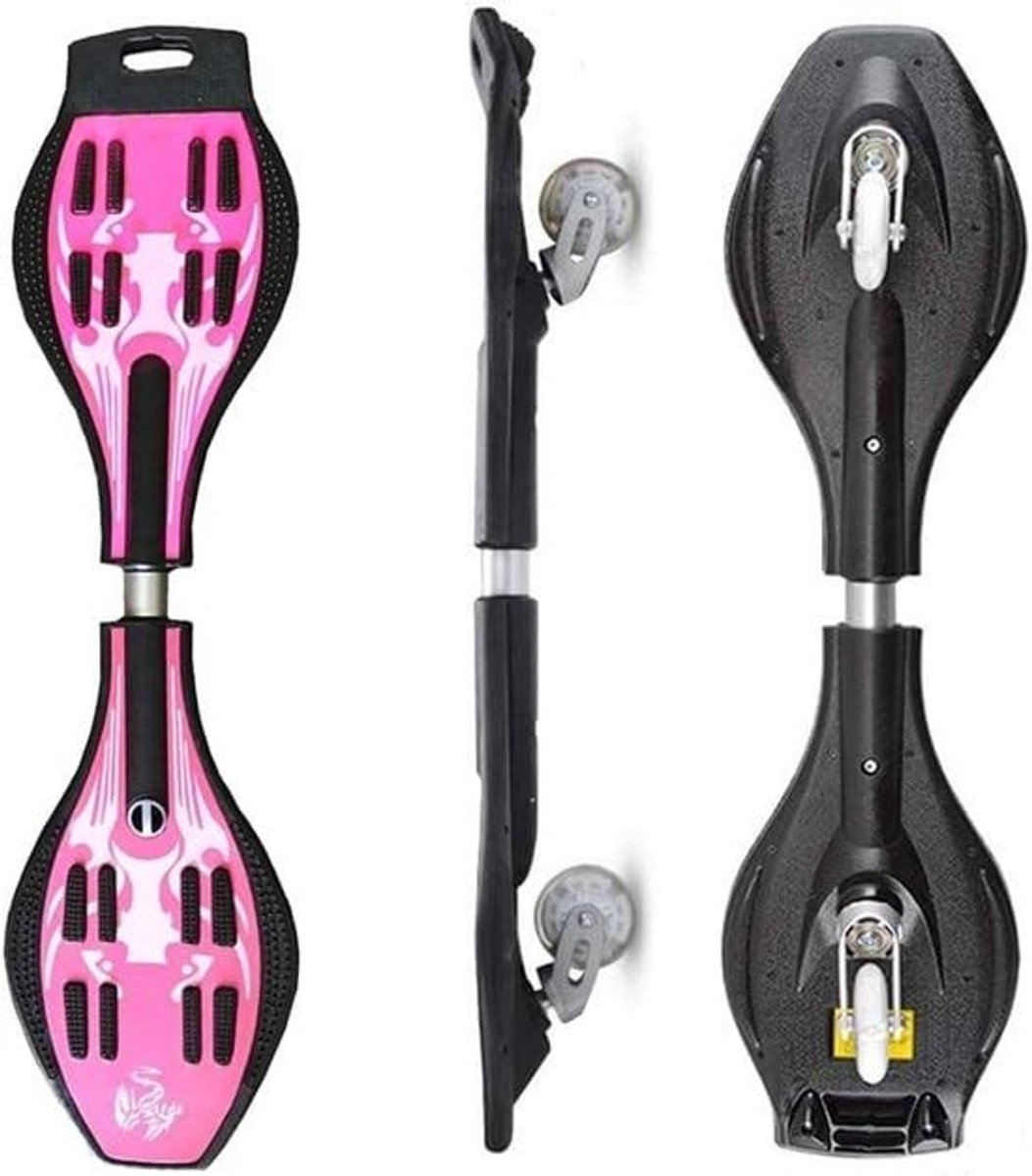 Waveboard - Skating Pink - Inclusief draagtas