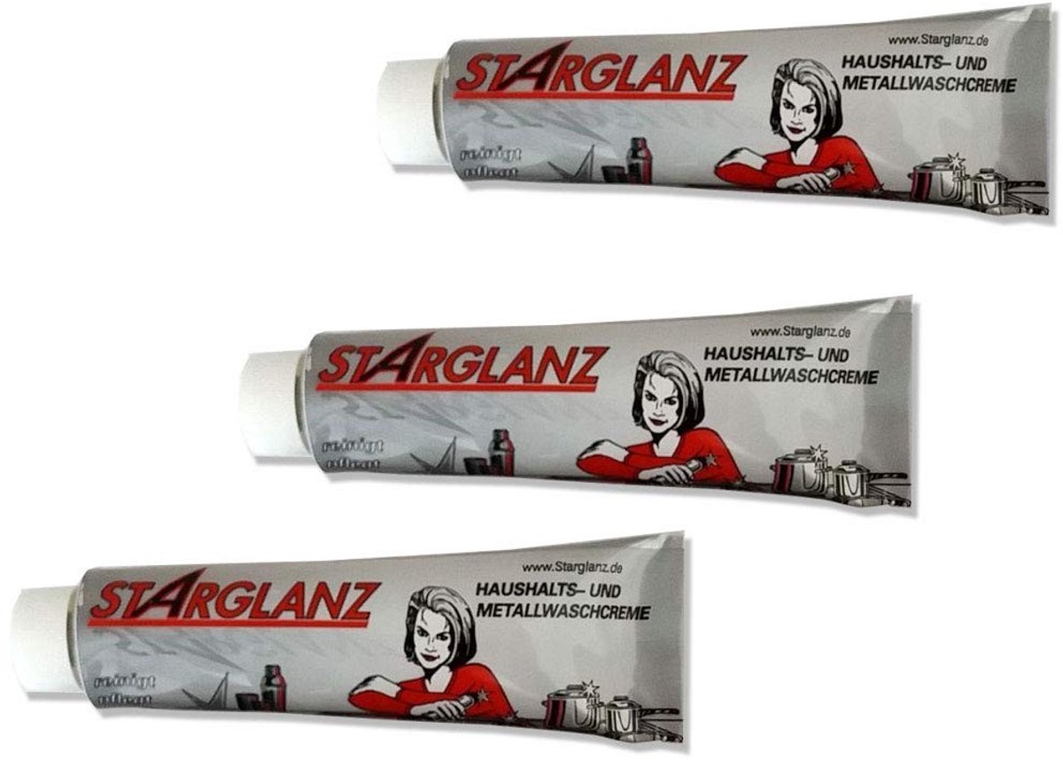 Metalen Wax Crème - 3x150ml Tubes