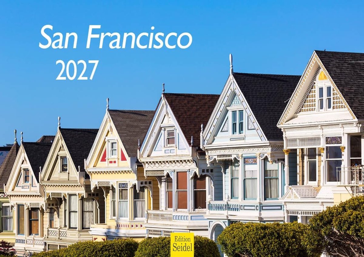 Wandkalender San Francisco 2027 - A4 Hoogwaardige Beelden