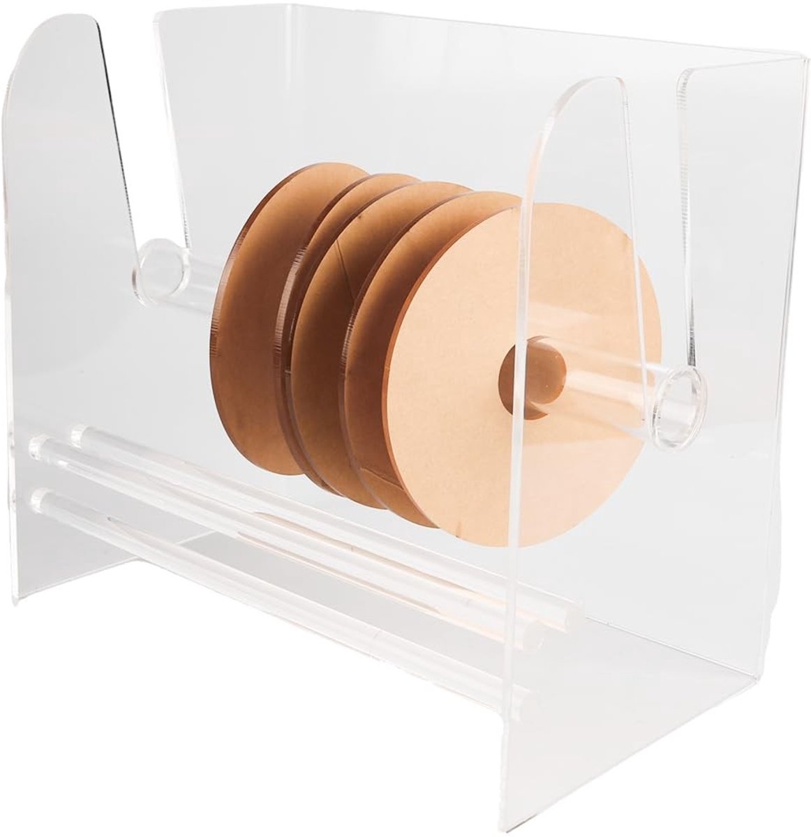Acryl Sticker Rol Dispenser - Verstelbare Labelhouder voor Kantoor en School