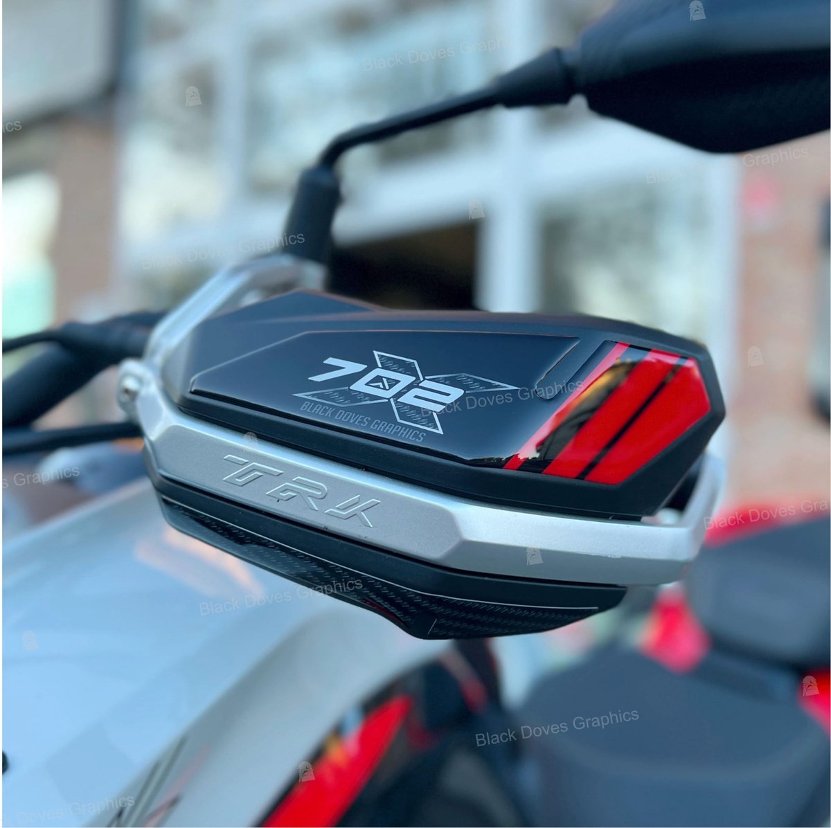 3D Sticker Set voor Handbeschermers - Voor Motorfietsen