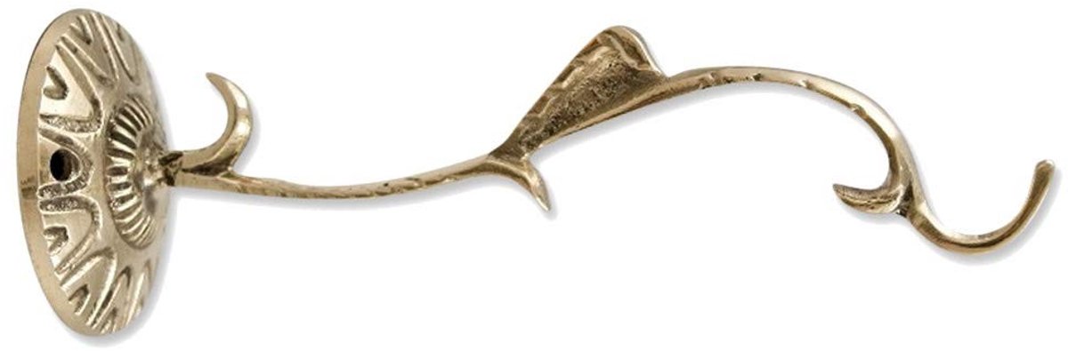 Wandbeugel voor Wierookhouder - Gemaakt van Massief Messing 17cm