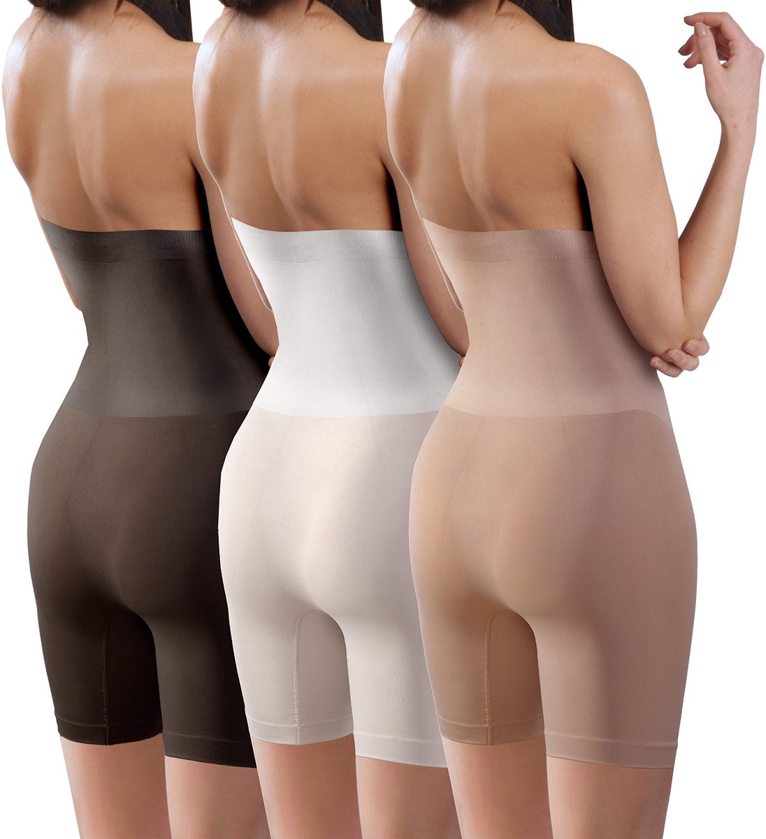 Dames Corrigerende Ondergoed - Hoge Taille Seamless Shorts - 3 Stuks