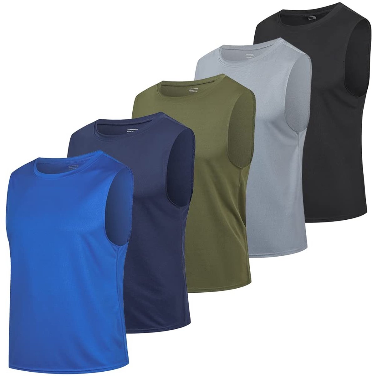 Tanktops voor Heren - 3 of 5 Stuks - Sneldrogend