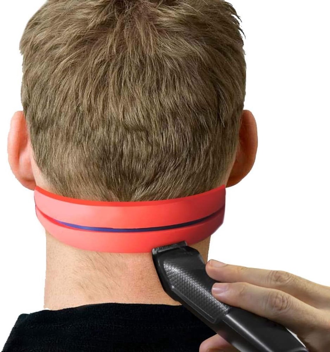Halslijn Scheer Template en Haartrim Gids - Handenvrije Snit voor Rechte Lijnen en Precisie Haarverzorging - Scheeraccessoires voor Thuisgebruik
