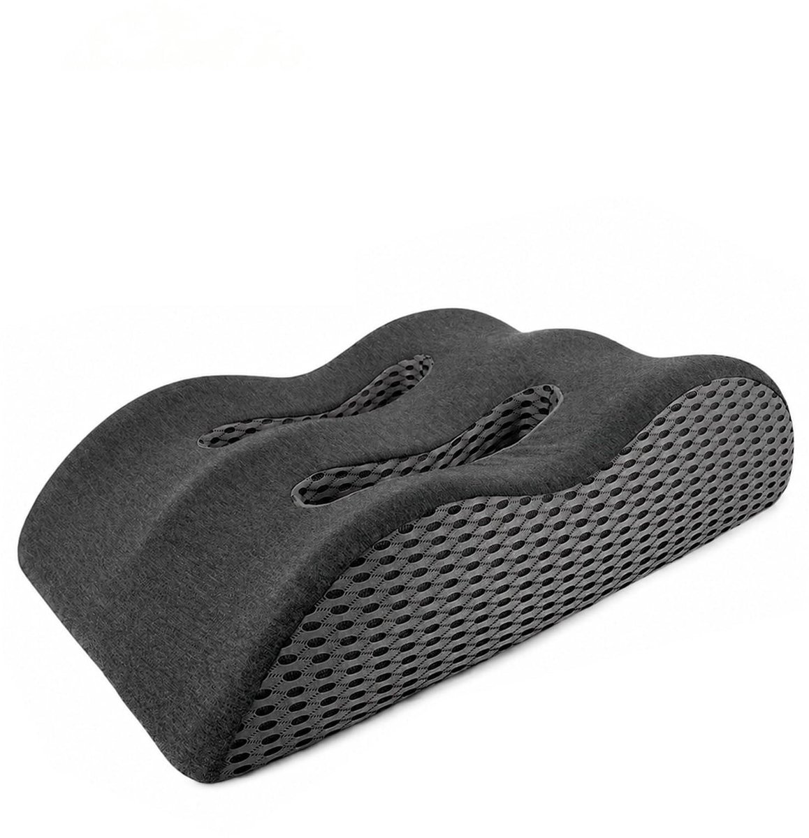 Beenkussen - Ergonomisch Golfvorm - Donkergrijs