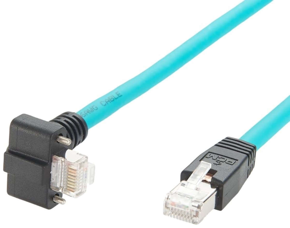 CAT6A Ethernet Kabel - 6.6FT - Met Thumbscrew Lock