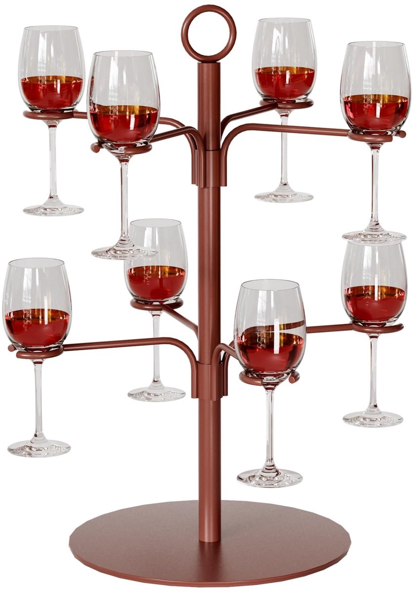 Drankentoren voor 8 Glazen - Bordeaux