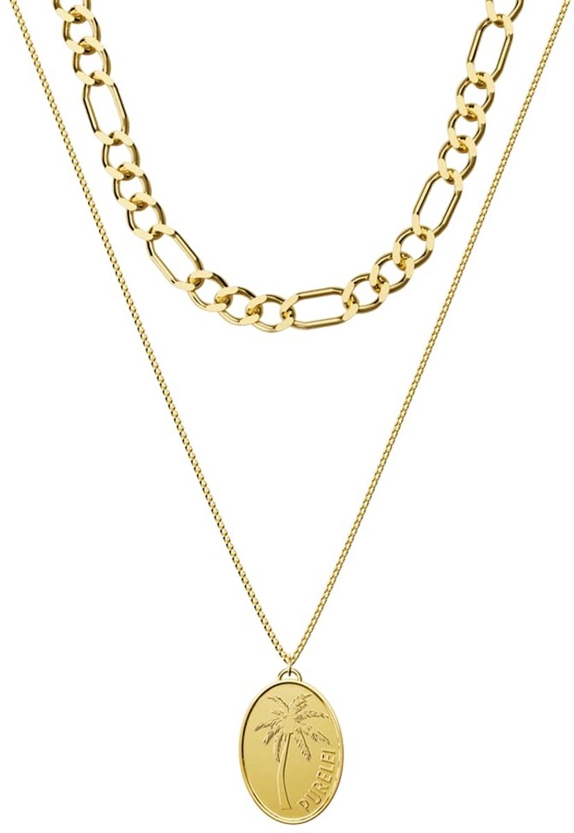 Dames Ketting - Verstelbaar 40-55 cm - Duurzaam - Waterproof - Zilver
