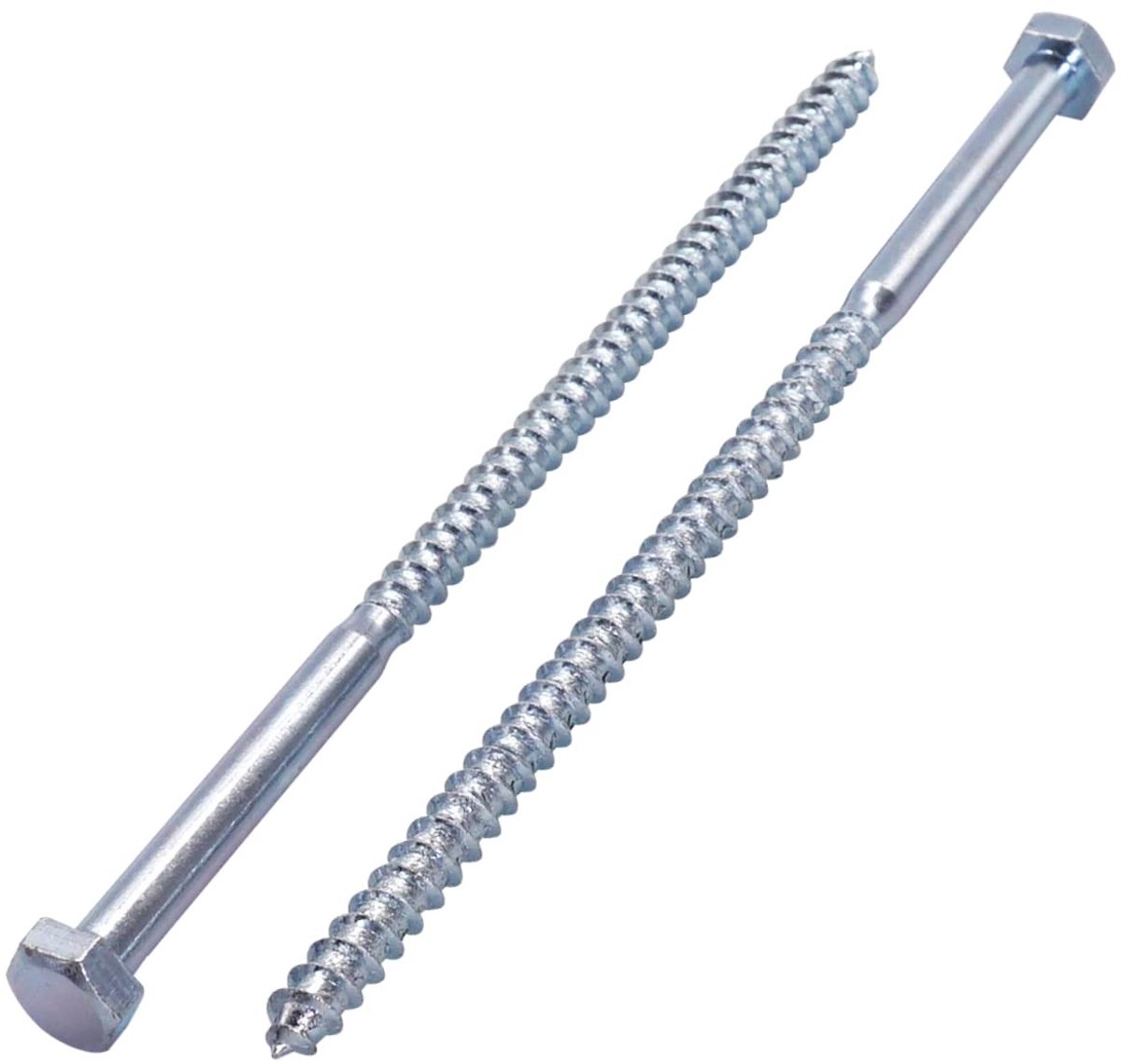 Houten Schroeven - Galvaniseerd Staal - M8 x 200 mm - 10 stuks
