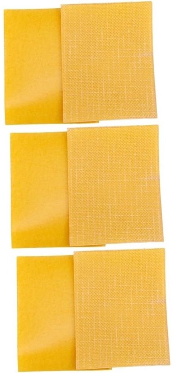 Antislip Stickers Schoenzolen - Zoolbeschermers Grip Stickers - Voorkomen Uitglijden - Zelfklevend Slijtvast - 3 paar - Geel