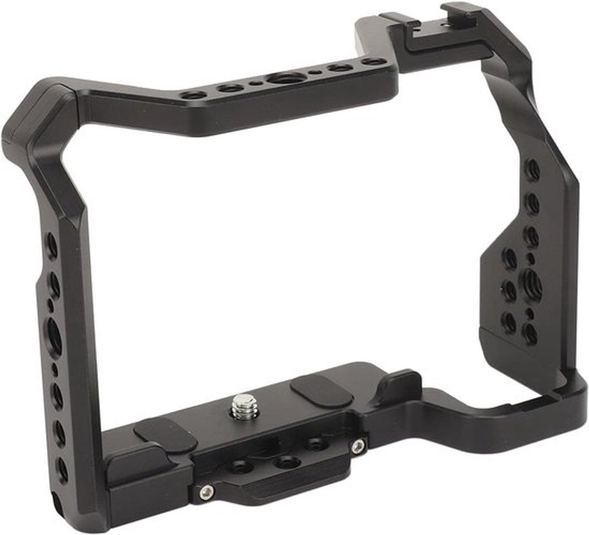 Camerakooi - Video Rig - Video Stabilisatie - Robuuste Aluminiumlegering - 17 x 10 x 8 cm - Zwart