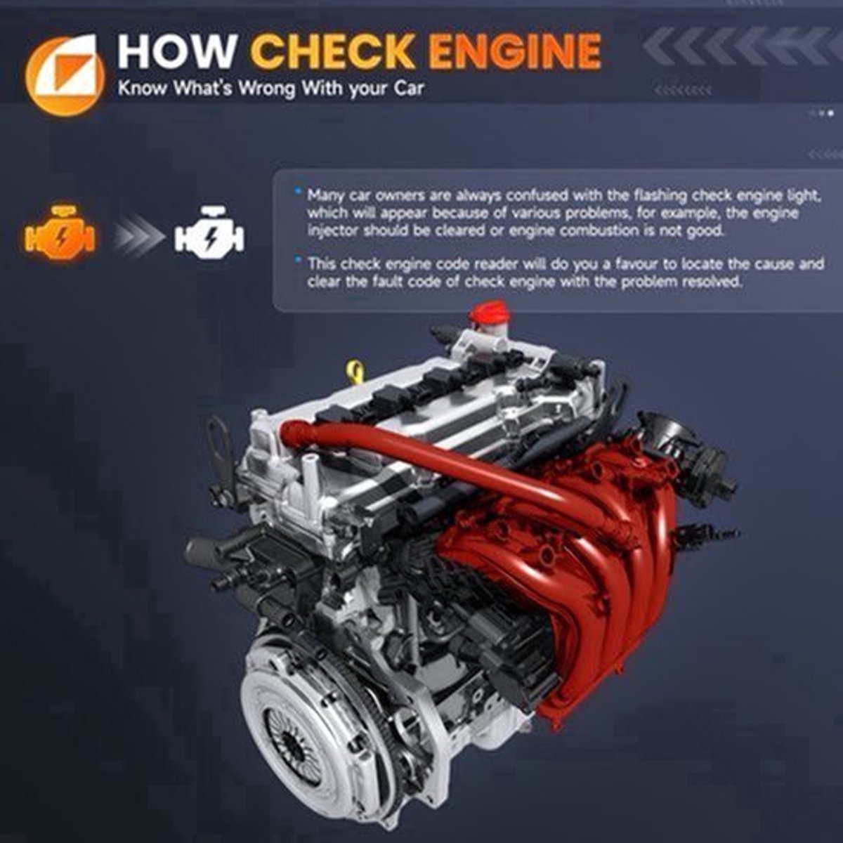 OBD2 Scanner – Diagnoseapparaat – Foutcodelezer – Autochecker – Diagnosetool – EPB Resetfunctie – Batterijtest – Geschikt voor ABS en SRS