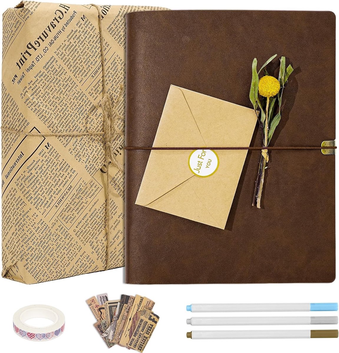 Creatief Fotoalbum voor Knutselprojecten, 50 Bladen, 100 Pagina's, Perfect voor Herinneringen en Foto's