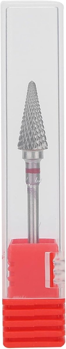 Professionele Elektrische Nagelboor voor Nagelkunst - Tungsten Staal Manicure Accessoires (Rood)