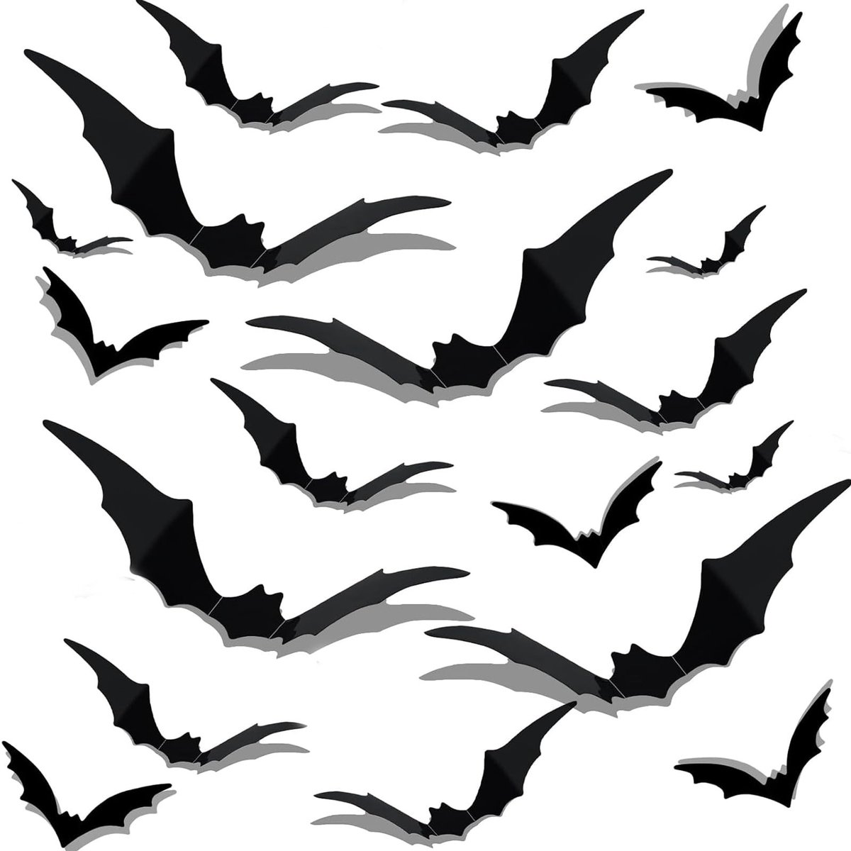 3D Vleermuisdecoratie - Halloween Decoratie in Zwart