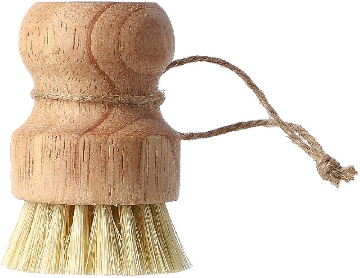 Natuurlijke Sisal Hennep Afwasborstel - Mini Bamboe Huishoudelijk