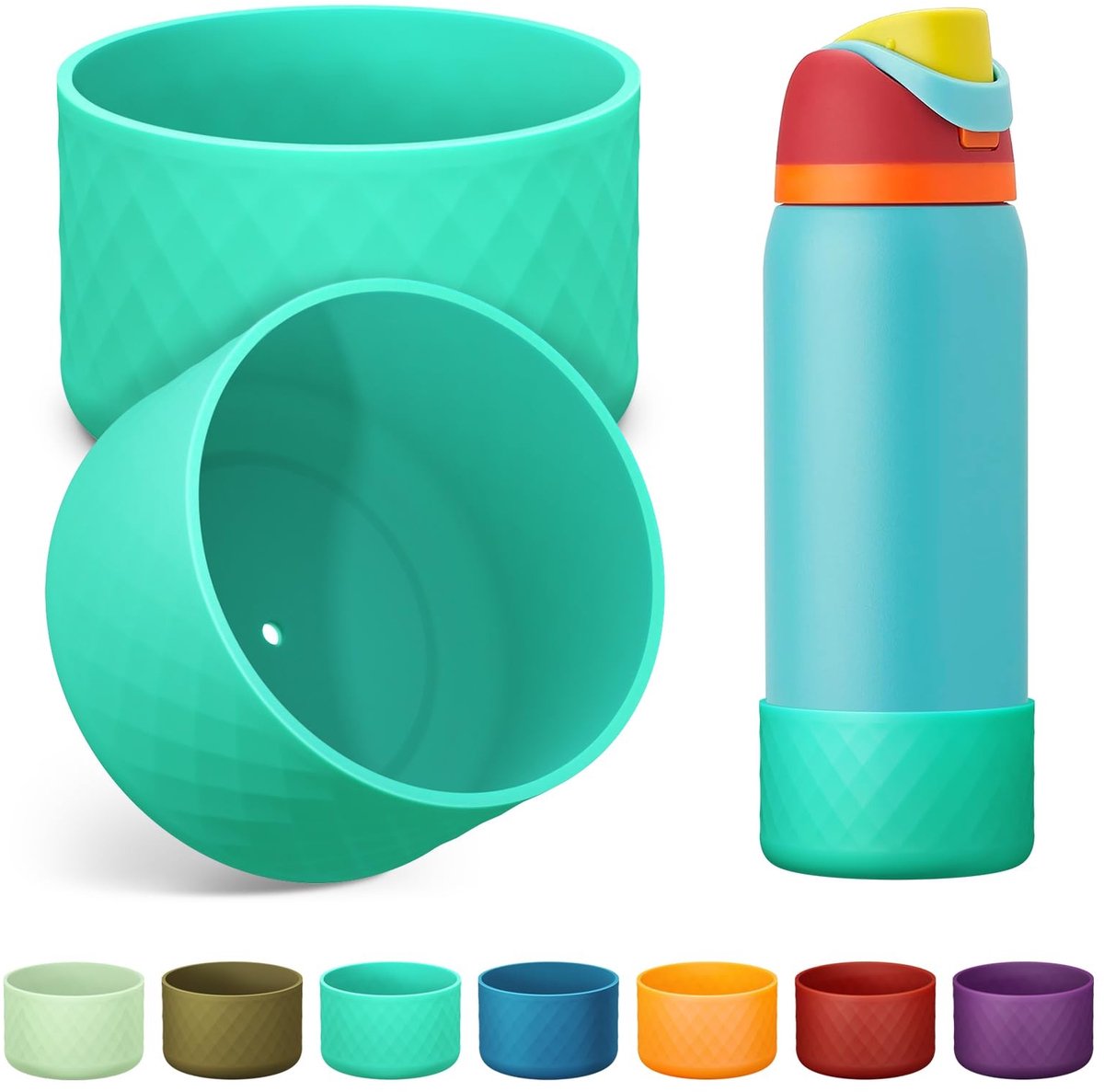Silicone Fles Bescherming Set van 2 - Voor Owala 32oz