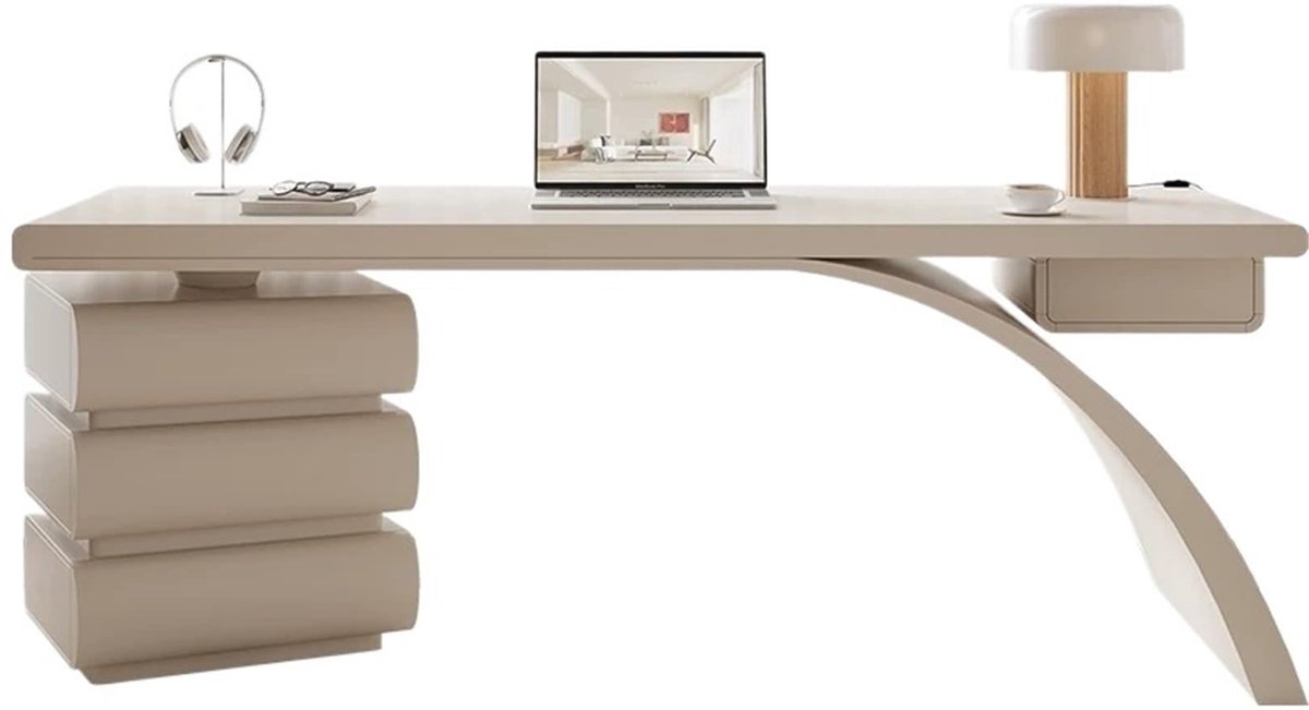Werktafel bureau met opberglades - Kantoorcomputertafel