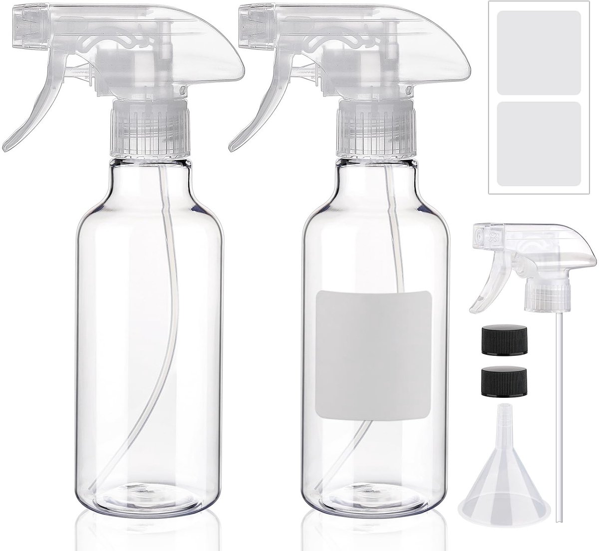 Sprayflessen 500ml - 2 stuks met mist- en straalmodus