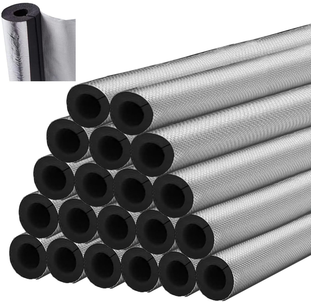 Pijp Isolatie Schuim - 20 stuks zelfklevend 1 inch