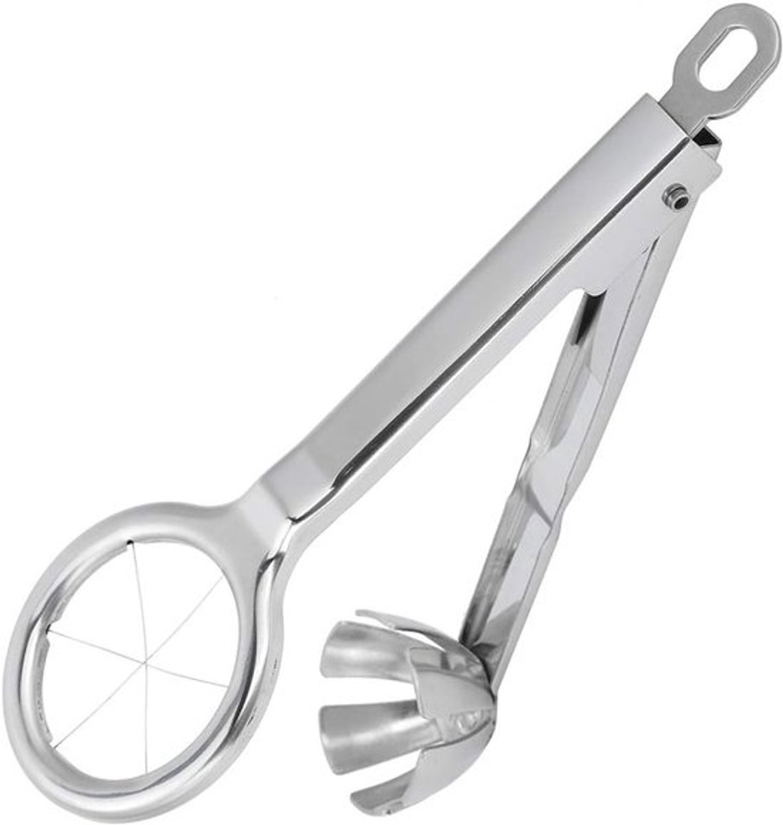 Zeynomax - Roestvrijstalen eiersnijder - Eiersnijder met handvat - Zilver